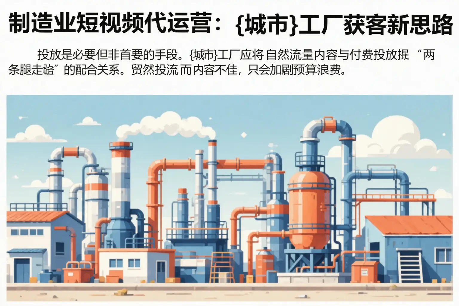 制造业短视频代运营：长沙县工厂获客新思路